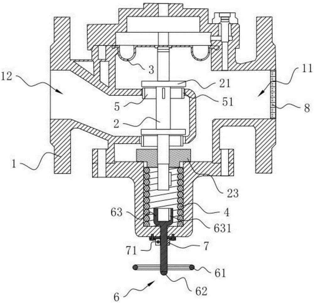 Self-operated Differential Pressure Control Valve Drawning Self-operated Differential Pressure Control Valve Drawning