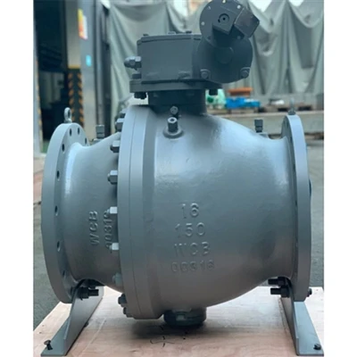 שסתום כדורי כניסה צדדית, 18 אינץ', 150 LB, API 6D, RF משלוח לארגנטינה